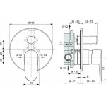Душевая система скрытого монтажа Ideal Standard Cerafine O Black (6 in 1) Душевая система скрытого монтажа Ideal Standard Cerafine O Black (6 in 1)